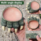 Lizard Claw Shaped Pet Food Water Bowl Durable Resin Non Slip