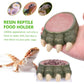 Lizard Claw Shaped Pet Food Water Bowl Durable Resin Non Slip