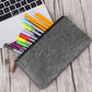 10PCS Large Capacity Felt Pencil Case Stationery Organizer Cosmetic Storage Bag