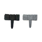 20pcs Garden Fence Edging Plastic Lawn Border for Outdoor Yard Flower Bed - Grey