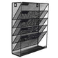 5 Tier Iron File Organiser Desktop File Management Shelf for Office Storage Desk