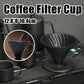 Stainless Steel Coffee Pot Filter Cup with Handle for Stovetop Espresso Maker
