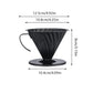 Stainless Steel Coffee Pot Filter Cup with Handle for Stovetop Espresso Maker