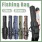 130cm Big Belly Fishing Tackle Bag Rod Storage Carry Case Outdoor Fishing Bag - Snake skin camouflage