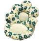 Cute Soft Seat Cushion Flower Shaped Lazy Sofa Pad for Office Chairs and Home Use - Green