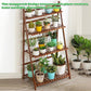 4 Tier Indoor Folding Plant Stand Shelf Rack Corner For Living Room Balcony