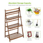 4 Tier Indoor Folding Plant Stand Shelf Rack Corner For Living Room Balcony