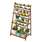 4 Tier Indoor Folding Plant Stand Shelf Rack Corner For Living Room Balcony