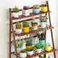 4 Tier Indoor Folding Plant Stand Shelf Rack Corner For Living Room Balcony