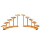 Bamboo Indoor Desktop Flower Stand for Living Room Office MultiTier Plant Holder - Square