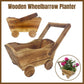 Cartoon Flower Pot Wooden Pot for Plants Cute Car Shape Decorative Planter Pot