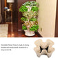 4-Petal 3D Plastic Flower Pot Planter for Indoor Outdoor Plants