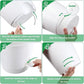 5pcs Self Watering Planter Desktop Plastic Round Planter Auto Suction Lazy Pot - Green