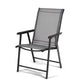 Outdoor Folding Chair Metal Portable Patio Balcony Chair with Backrest Sub Chair