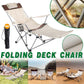 Outdoor Folding Recliner Portable Beach Camping Chair for Sitting and Lying