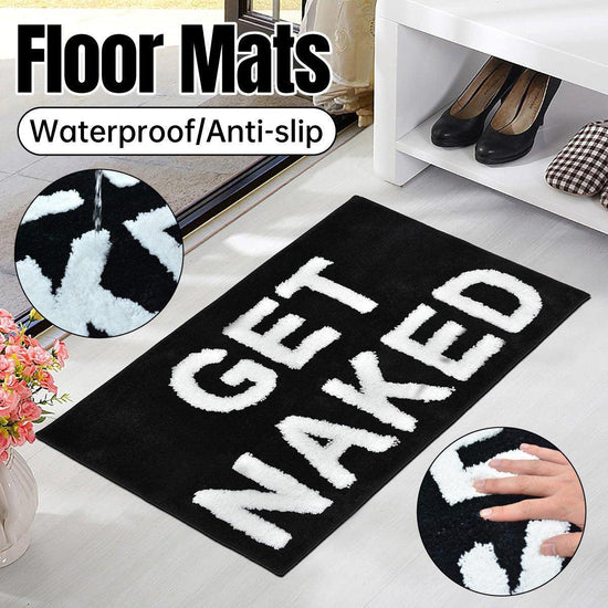 Non Slip Absorbent Bathroom Floor Mat Soft Washable Door Rug Home Decor