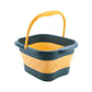 Folding Foot Spa Pedicure Bath Massage Tub Bucket Feet Basin Therapy Luxury - Green