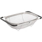 Stainless Steel Telescopic Sink Basket Multi Purpose Fruit Vegetable Strainer