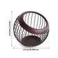 Creative Iron Melon Fruit Basket Capsule Holder Coffee Rack Dried Fruit Storage