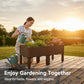 Garden Vegetable Planting Box Durable Sturdy for Patio Balcony Outdoor Growing