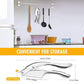 Multifunctional Garlic Press Aluminum Alloy Two-in-One Garlic Cutter Masher Tool