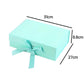 Elegant Ribbon Flip Folding Gift Boxes Multiple Colors High-Quality Cardboard - White