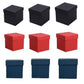 Square Gift Boxes 8pcs Empty Packaging Boxes for Favour Party Wedding Storage - Red-20x16.5cm