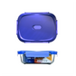 Glass Food Storage Container 1040ml Lunch Bento Box with Lid for Kitchen Prep