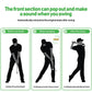 Golf Swing Training Aid Telescopic Impact Sound Stick Exercise Tool for Practice - Red