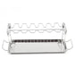 Foldable Stainless Steel Barbecue Grill Rack for Chicken Legs Outdoor Cooking