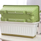 Plastic Flower Pot Set 6PCS Rectangular Planter Box Balcony Garden Vegetable Pot
