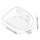 Cat Hammock Bed Glass Hanging Basket Clear Pet Nest Elevated Sleeping Bed - White