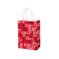 30x Valentines Day Love-Themed Tote Bag Elegant Kraft Paper Handbag Lightweight - Y171