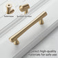 Cabinet Door Handle Set 3Sizes Black Drawer Wardrobe Pull Handle for Furniture - 13.2cm