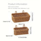 Wall-Mounted Rattan Style Hanging Storage Basket Kitchen Vegetable Fruit Basket - Large