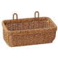 Wall-Mounted Rattan Style Hanging Storage Basket Kitchen Vegetable Fruit Basket - Large