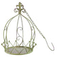 Iron Hanging Vintage Distressed Flower Basket for Garden Wall Patio Plant Use