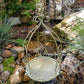 Iron Hanging Vintage Distressed Flower Basket for Garden Wall Patio Plant Use