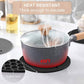4pcs Silicone Honeycomb Heat Resistant Mats Table Cup Pot Coasters Home Kitchen - Grey