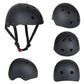 Black Bike Skate Helmet with Adjustable Fit Lightweight Protective Design 3 Sizes - M
