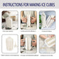 Portable Ice Hockey Pot Ice Cube Tray Water Bottle Clear Household Ice Maker