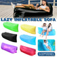 Fast Inflatable Lazy Lounge Air Sofa Bed Camping Beach Hangout Sleeping Bag - Purple
