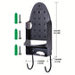 Iron Stand Double Hook Storage Rack Hanging Iron Holder for Home Organisation - Black