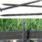 L Shaped Garden Edging Border Landscape Grass Lawn Stone Edge Fence Strip - Green