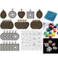 31 Pcs DIY Resin Casting Mould and Pendant Tray Kit for Jewellery Making