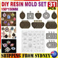 31 Pcs DIY Resin Casting Mould and Pendant Tray Kit for Jewellery Making