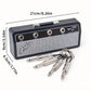 Guitar Shaped Wall Mounted Key Holder Decorative Storage Rack Home Organiser