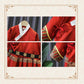 Red Hanfu Boys Girl Traditional Chinese Dress Ancient Style Performance Costume - 130CM