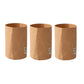 3pcs Washable Kraft Paper Storage Bag for Kitchen Desktop Refrigerator Organizer - XL-Square