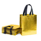 24pcs Laser Non Woven Gift Bags Tote Bags for Party Favor Wedding and Birthday - Rose Red